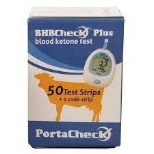 BHBCheck Plus Blood Ketone Test Strips, 50 Count , Portacheck HD050