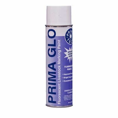 Ideal Prima Tech Spray-On Prima Glo, Fluorescent Purple, 500mL , 12/Case , Prima 339690