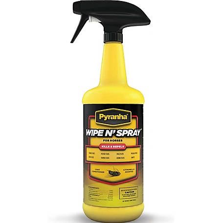 Pyranha Wipe N' Spray for Horses, 32oz , Each , Pyranha 001WPE