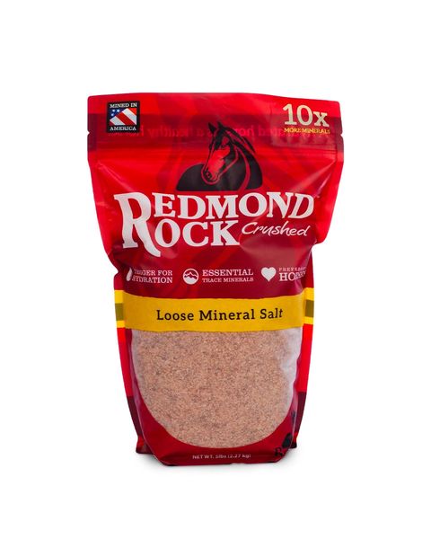 Redmond Rock Crushed Loose Mineral Salt, 5lb , Redmond 330608