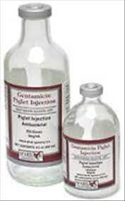 Gentamicin Piglet Injection (Gentamicin Sulfate), Antibacterial, 250mL , Each , 12/Case , Sparhawk GENT250