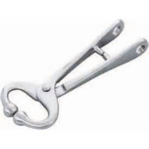 Bull Lead without Chain Attachment, Heavy Duty, 8" , Each , Stone 8000