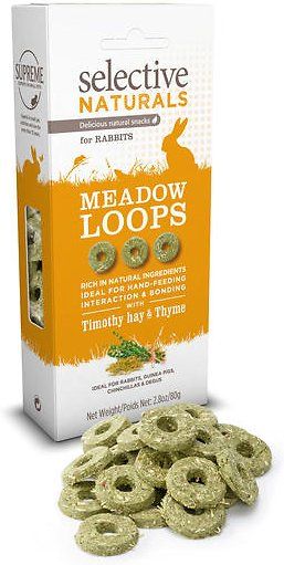 Selective Naturals Meadow Loops for Rabbits, 2.8oz , 6/Case , Supreme Petfoods 8268