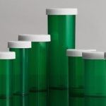 Pill Vial 30 Dram Green 1 Click 80/Case , Vet Marketing GB-30-ANI