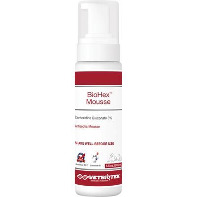 BioHex Mousse 200 ml Pump , each, VET BIOTEK VBDHZ0200