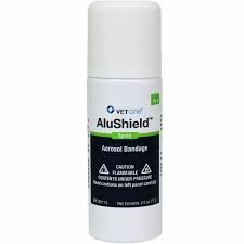 AluShield Aerosol Bandage Spray, 75gm , Each , 12/Case , Vetone 79100C-18