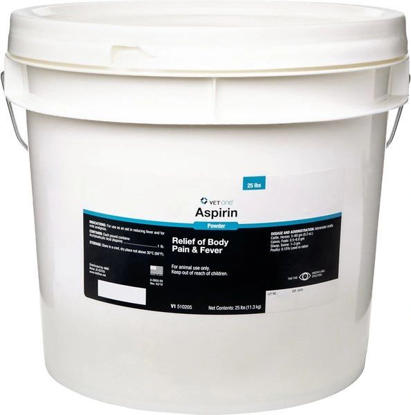 Aspirin Powder, 25lb, Vetone A-0800-09