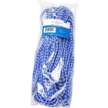 Braided Leash with "O" Ring, Blue, 56" , 12/Pack , 144/Case , Vetone MTPEL