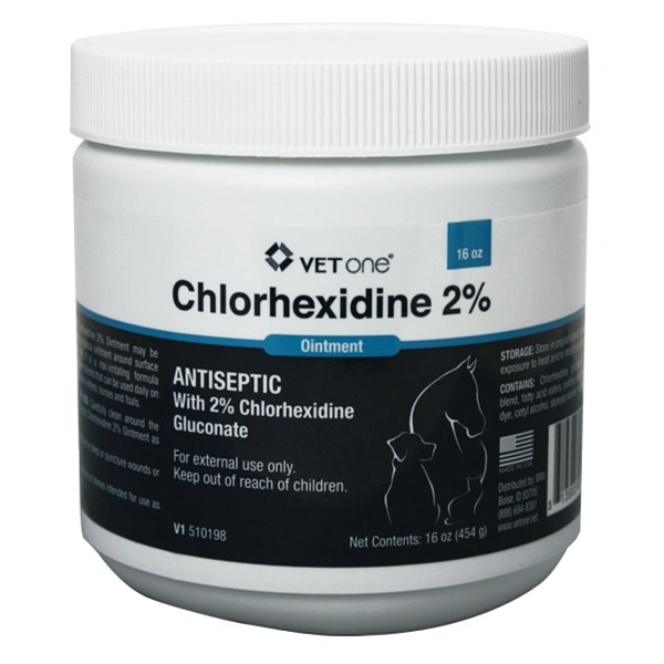 Chlorhexidine 2% Ointment, 16oz , Each , 6/Case , Vetone 510198