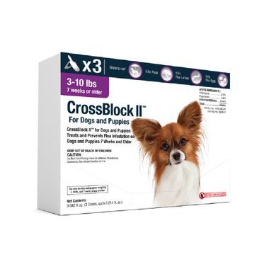 CrossBlock II for Dogs and Puppies 3 to 10 Pounds, Purple Label (3 Dose x 12) , Each , Vetone D93130C