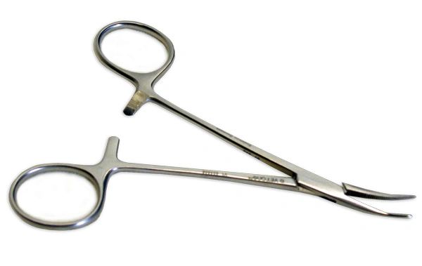 Halsted Mosquito Hemostatic Forceps, Curved, 5.0" , Each , Vetone 625008