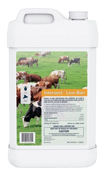 Intersect Lice-Ban Ready-To-Use Suspension, 0.5 Gallon , Each , Vetone 540012