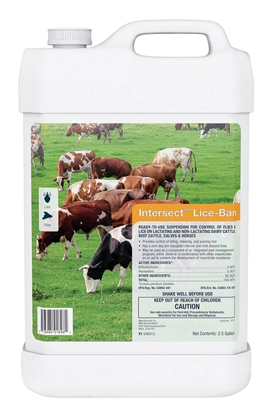 Intersect Lice-Ban Ready-To-Use Suspension, 2.5 Gallon , Each, Vetone 540013