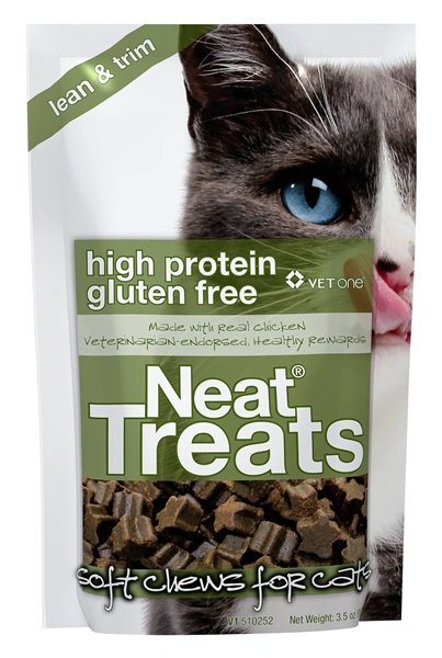 Neat Treats, High Protein and Gluten Free Soft Chews for Cats, 3.5oz , 10/Case , Vetone 510252