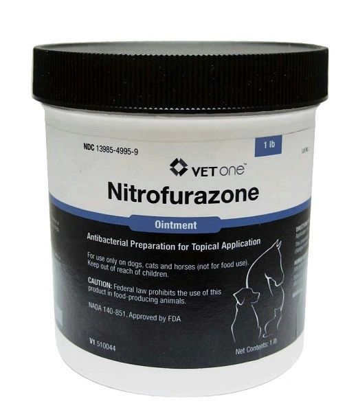 Nitrofurazone Ointment 0.2%, 1lb , Each , 12/Case , Vetone 510044