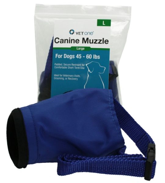 Nylon Padded Canine Muzzle, Large , Vetone 610053