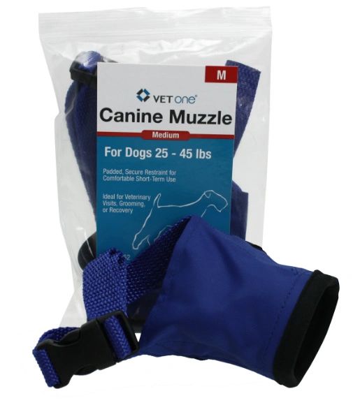 Nylon Padded Canine Muzzle, Medium , Vetone 610052