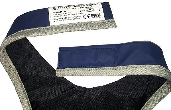 UltraFlex Magnetic X-Ray Thyroid Collar, Royal Blue , Vetone 600313