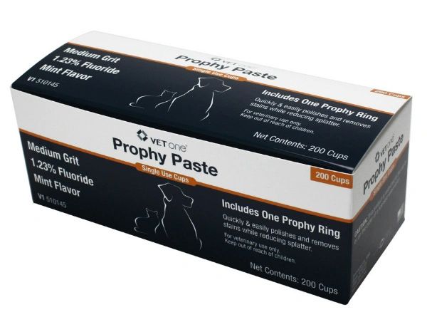 Prophy Paste Cups, Mint with Fluoride, Medium Grit 200/Pack , Vetone 510145