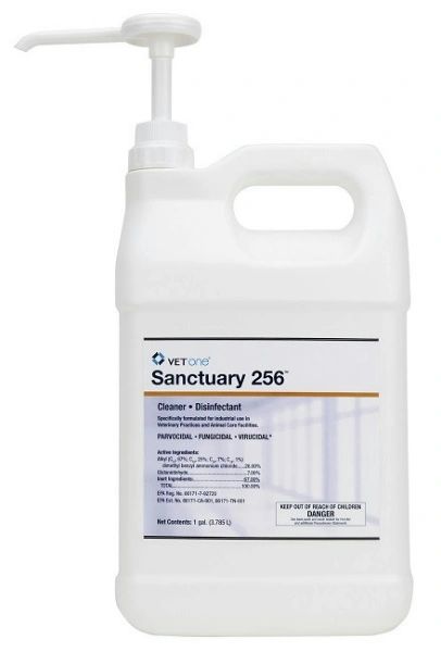 Sanctuary 256 Cleaner and Disinfectant, 1 Gallon , Vetone 500202