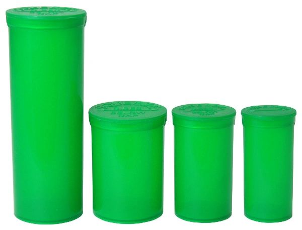 Pop Top Pill Vial, Green, 13 Dram , 315/Case , Vetone 610181