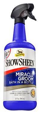 Absorbine ShowSheen Miracle Groom Bath in a Bottle Spray, 32oz , Each , 12/Case , WF Young 427960