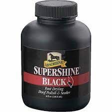 Absorbine SuperShine Hoof Polish, Black, 8oz , Each , 12/Case , WF Young 428989