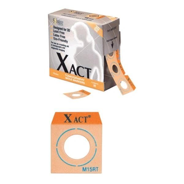 Marker Mole Xact For 3D Tomosynthesis 15mm Ultra-Fine Line Orange , 80/Bx, 24 BX/Case , Solstice M15RT