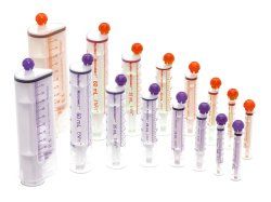 ENFit Oral Syringe, 60 ml, Orange, Sterile, 100/cs , Avanos NM-S60NC