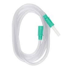 Suction Connector Tubing 8 Inch Length / 6 Foot Length 0.25 Inch I.D. Sterile Female Connector Clear , Each , Allied Health Care L200031