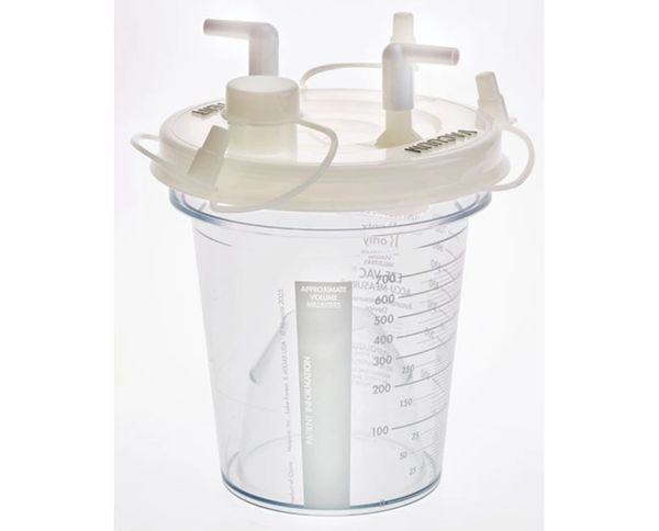 EZE-VAC Suction Canister 2000mL , 24/Case , Amsino 4320601