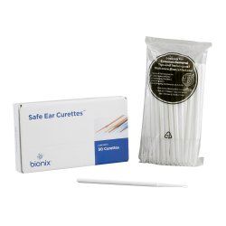 Ear Curette FlexLoop 6 Inch Length Round Handle 4 mm Tip Curved Flexible Oval Loop Tip , 50/Box , Bionix 9555