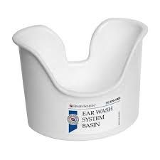 Basin Ear Wash White Plastic For Ear Flushing Non-Sterile Ergonomical Shape , 12/Case , HS 5701903