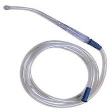 Yankauer Suction Instrument, Rigid, Bulbous Tip, Tip Trol 1/4" x 6 ft Tubing, 20/cs , Cardinal 42614