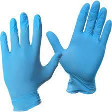 POWDER FREE NITRIL EXAM GLOVES , SIZE X-LARGE , BLUE , 100/BOX, 10 BOX/CASE