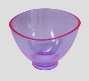 Flexi-Bowl, Large (4-½” x 3"), Purple, 600cc Volume , 10/Pack , Palmero 1531P