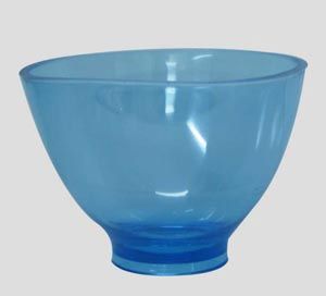 Flexi-Bowl, Large (4-½” x 3"), Blue, 600cc Volume , 10/Pack , Palmero 1531B