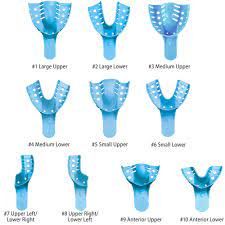 Impression Tray, Lower Anterior, Non-Perforated, 12/pk , 20 Pack/Case , Pacdent N420