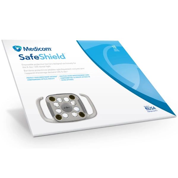 SafeShield Light Barrier, Disosable, Exclusively For The A-dec LED Light, 10/sleeve, 10 sleeve/cs, Medicom 9565