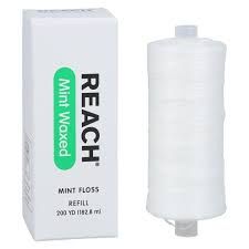 Reach Waxed Mint Floss, 200 yd w/dispenser, 120/cs , LG-HH-211896300