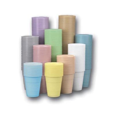 Plastic Drinking Cups, 5 oz., White, 50/pk, 40 pk/cs , Dukal 27706-BK