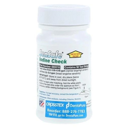 Dentapure Iodine Test 50/Bottle , Crosstex DPTEST