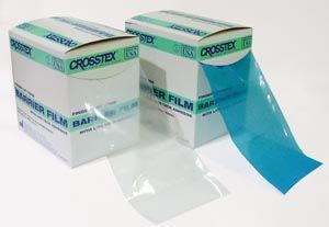 CROSSTEX BARRIER FILM WITH FINGER LIFT EDGE Film, Clear, 4" x 6", 1200 sheets/rl, 8 rl/cs , Crosstex BFCL