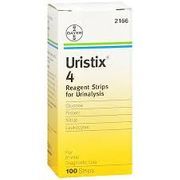 BAYER URISTIX 4 ( URINE REAGENT TEST STRIPS ) 100/Bottle , 6 Bottles/Pack Bayer 2166 , Siemens 10312569-Pack