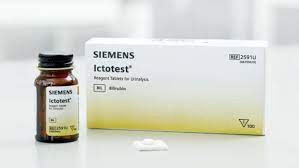 Ictotest Reagent Tablet 100 Tablets/Bottle , 600 Bottle/Case Bayer 2591 , Siemens 10311477-Case