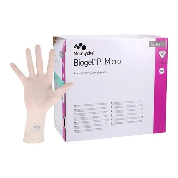 Biogel PI Micro Polyisoprene Surgical Gloves 6.5 Straw, 4 BX/Case , Biogel 48565