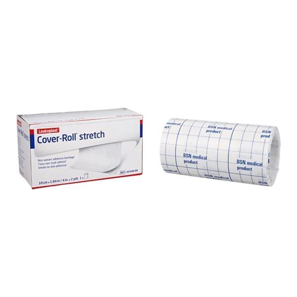 Cover-Roll Bandage Elastic 4"x2yd White Rl , 10/Pack , BSN 45548