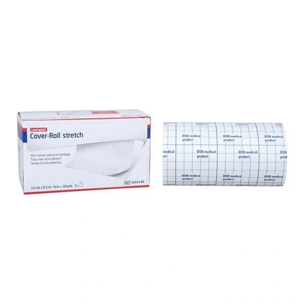 Cover-Roll Bandage Elastic 6"x10yd White , 10/Pack , BSN 45554