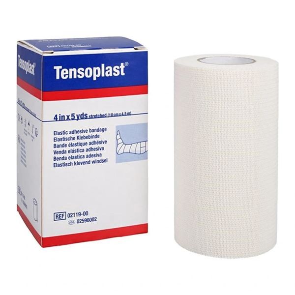 Compression Bandage Elastic 4"x5yd White Rl , 10/Pack , BSN 02596002