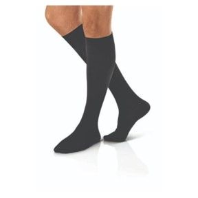 Jobst forMen Compression Socks Knee High/Full Calf Closed Toe Large Black , 1 Pair , BSN 115296